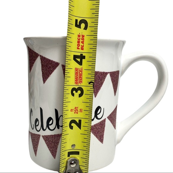 Enesco Celebrate/Glitter Is My Favorite Color Ceramic Our Name Is Mud Mug - Picture 11 of 16